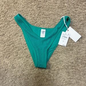 Good American Jade Green Swim bottoms